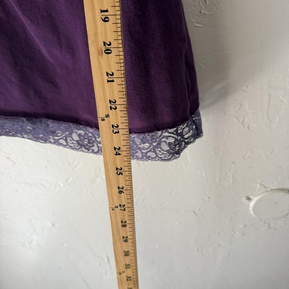 BKE Tank Top Y2k Medium Purple Lace Trim‎ Cami Camisole Vampire Elena Gilbert - Picture 4 of 9